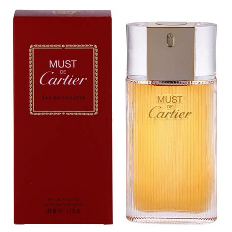 cartier must parfum ricarica 50ml|must de cartier original.